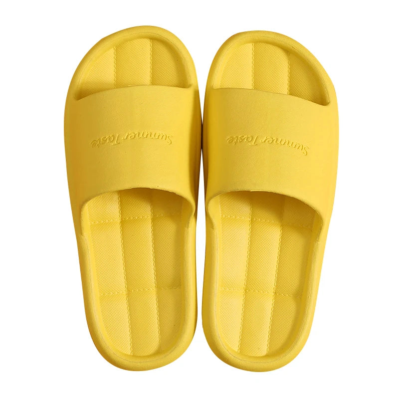 "Cozy Non-Slip Summer Flip Flops for Men, Women, and Kids - Unisex Bathroom Sandals for Home & Hotel"